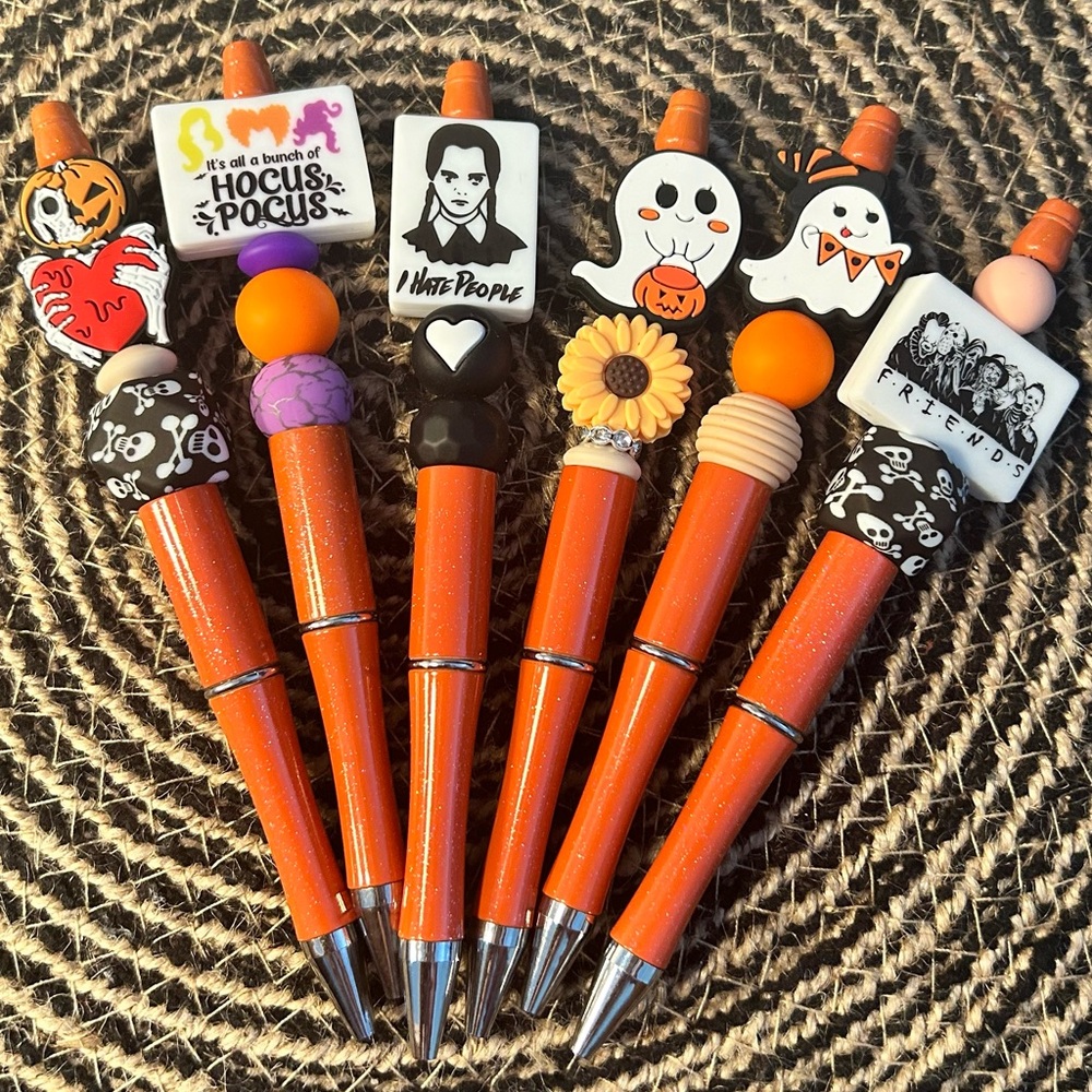 Halloween Beaded Pen